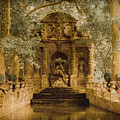 Paris, France - Medici Fountain Oldstyle